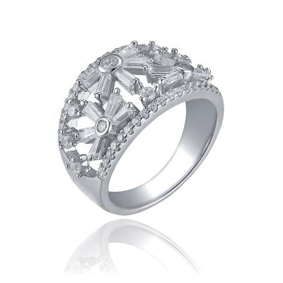 China Women Jewelry Ring 2021 New CLASSIC CZ Stone 925 Sterling Silver Engagement Rings for sale