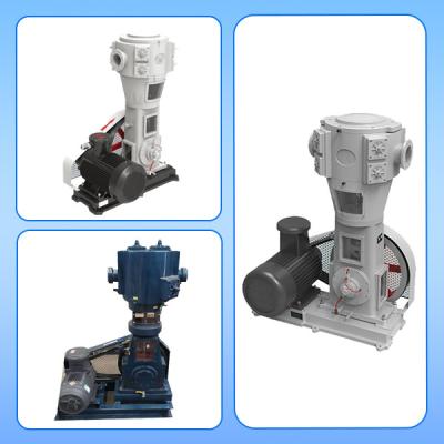 中国 2.5 CFM Flow Rate Vertical Vacuum Reciprocating Oil Pump With Aluminum Cast Body 販売のため