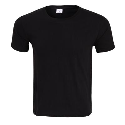 China Anti-Wrinkle OEM Solid Color Blank Organic Cotton Mens Casual T-shirts Breathable Men's T-shirts for sale