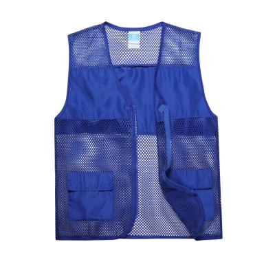 China Volunteer Industrial Anti-Wrinkle Mesh Vest Cheap Mesh Vest Mens Breathable Work Safety Mesh Vest for sale