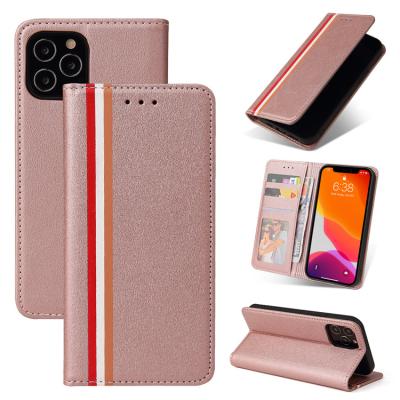 China Shockproof All Included Folding Cushioning Luxury Leather Phone Case Wallet Leather Phone Case For iPhone 13 pro for sale