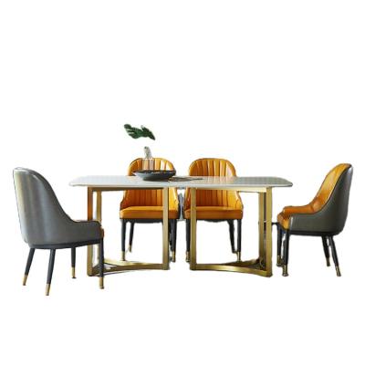 China Space Saving Stylish Durable Comfortable Dining Table And Chair Set Dining Tables And Chairs Set Home for sale