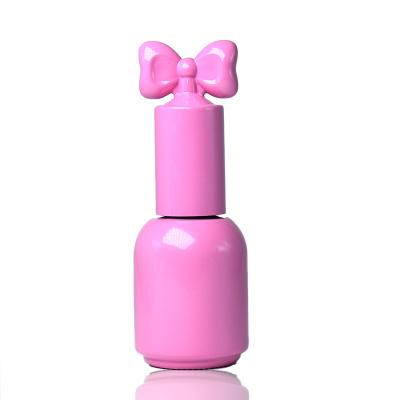 China Cosmetic Factory OEM Customized Logo Colored Empty Glass Gel Nail Polish Bottle for sale