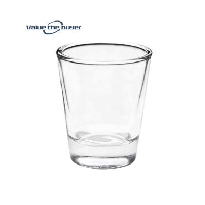 China Modern High Quality Custom Whiskey Wine Set Logo With Heavy Base Blanks Espresso Sublimation Glass Shot Glasses for sale