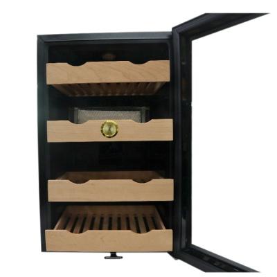 China Logo Cigar Humidor Temperature Controlled Electric Cigar Humidor Cabinet Custom Cigar Humidor Storage Cigar Humidor for sale