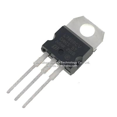 China L7808CV L7808 Transistor TO-220 Three-terminal Voltage Regulator General Purpose Transistor 8V for sale