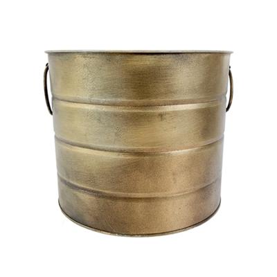 China Viable 5L 24cm*22.5cm*19.5cm bar champagne ice bucket in gold ice bucket for hotel for sale