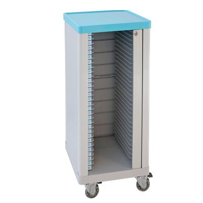 China Modern Made In China Records Medical Casebook Trolley Patient Records Trolley for sale