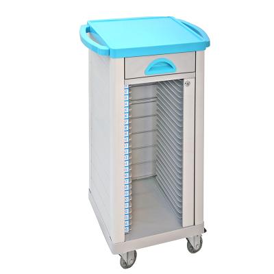 China Modern High Quality Hospital Trolley Mobile Patient Record Trolley With Wheels for sale