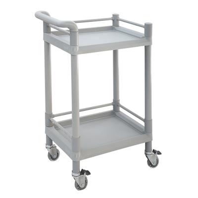 China Modern Manufacturer Cheap Price Multi Function Medical Trolley With Three Side Guardrails for sale