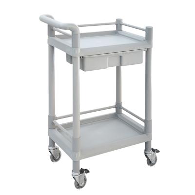 China Modern Hot Sale Hospital Crash Cart Thickened Medical Instrument Trolley Surgical Treatment for sale