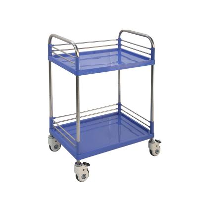 China Modern Plastic Engineering Countertop ABS Steel Plastic Factory Trolley for sale