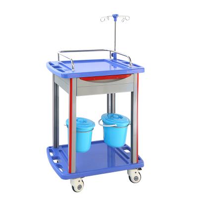 China Modern Wholesale Mobile Medical Prep Cart Hospital Factory Medical Clinic Trolley for sale