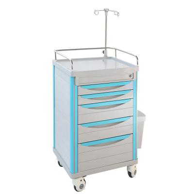 China China Manufacture Modern Medical Crash Nursing Cart for sale