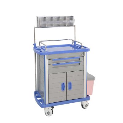 China Modern Medical Equipment High Quality ABS Cart Anesthesia Trolley For Operating Room for sale