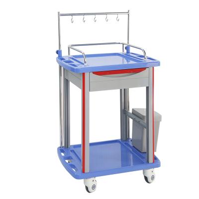 China Factory Hot Sale Customized Modern Cheap Price ABS Transfusion Hospital Transfusion Trolley for sale