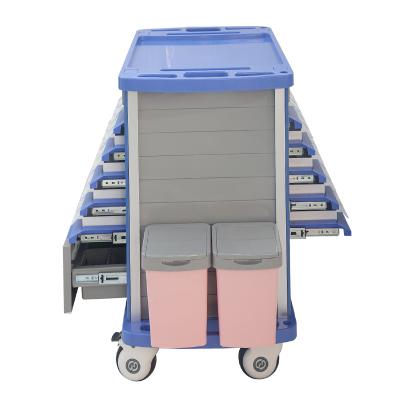 China Competitive Price Modern Hospital Instrument Trolley Medicine Trolley For Nursing for sale