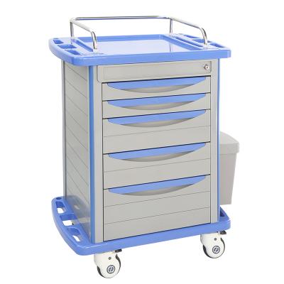 China Modern Durable Economical Hospital Instrument Trolley Medicine Trolley For Nursing Trolley for sale