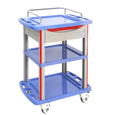 China Modern Customized Convenient Emergency Inpatient Medicine Trolley for sale