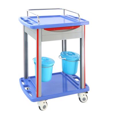 China Modern Wholesale High Quality Convenient ABS Medicine Trolley With Drawer for sale