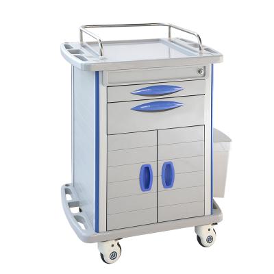 China Modern Hot Sale High Quality Convenient ABS Medicine Trolley With Drawer for sale