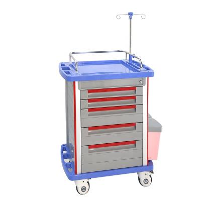 China Good Price Modern Clinical Hospital Trolley Medical Crash Cart For Hospital And Clinic for sale