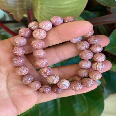 China Factory Wholesale High Quality Natural Colorful Elegant Agate Jade Elastic Bracelet Stone Jewelry from Alashan for Men and Women for sale