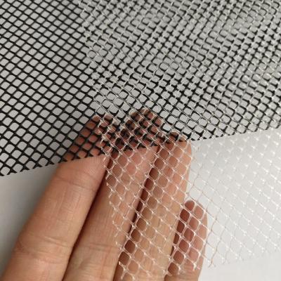 China Air Conditioner Extruded Polypropylene White Black Plastic Plain Mesh Netting Dust Filter Mesh for sale