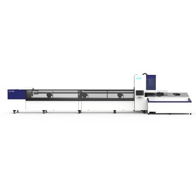 China Laser CUTTING Ruijie Diameter 22-200mm Hot Sale Auto Feeding Pipe Laser Cutting Machine for sale