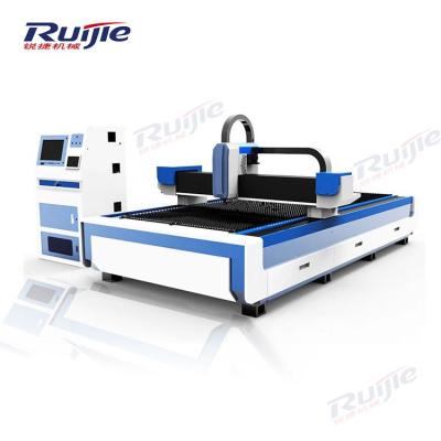 China Laser REDUCING Jinan ruijie laser cutter metal fiber laser cutting machine price with built-in cast iron bed for sale