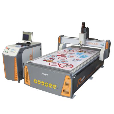 China Machinery Repair Shop CNC Router CCD RJ 1325 High Precision CNC Router with Camera Contour Edge Cutting for sale