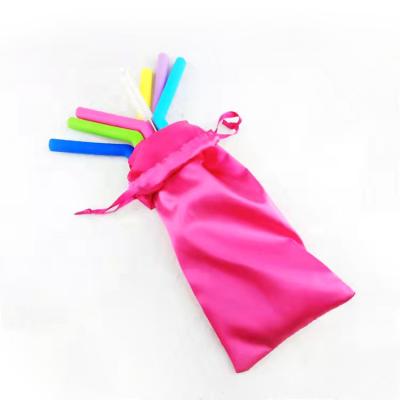 China Sustainable Drinking Straws Silicone Soft Straw BPA Freely Bent Straw 12*250mm for sale