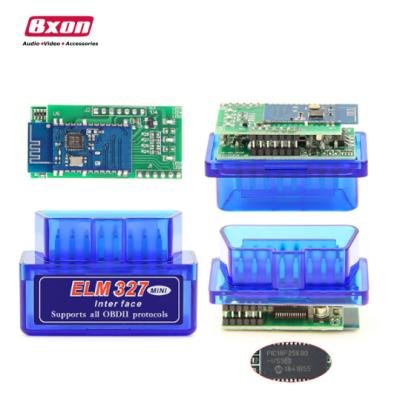 China Dual Board OBD2 Interface Super Mini Elm 327 Elm 327 Version V1.5 pic18f25K80 Chip Support More Car Models for sale