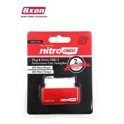 China Economy OBD2 Chip Tuning Box Nitro OBD2 Interface Plug And Drive For Cars Diesel Red for sale