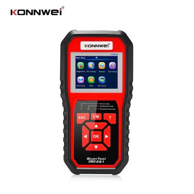 China Only KW850 Professional Car Gasoline 12V Car Auto Diagnostic Scanner KW850 OBD OBD2 Car Diagnostic Tool 9 Languages for sale