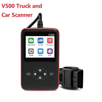 China For V500 Dignostic Truck and Cars Code Reader Scanner for Heavy Duty Truck and Cars for sale