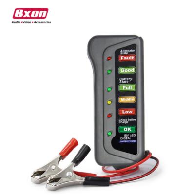 China See After 12V Auto Battery Tester Digital Alternator 6 LED Light For Auto Diagnostic Tool for sale