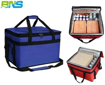 China Waterproof 2020 Portable Business Thermal Blue Motorcycle Bikes Malaysia Heater Rider Food Delivery Cooler Bag For Catering for sale