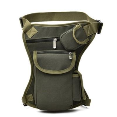 China Army Handmade Utility Duty Gun Camouflage Military Tool Belt Water Proof Drop Leg Molle Tactical Canvas Bag Rising Waist Bag for sale