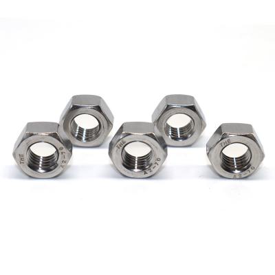 China Heavy Industry Hex Nut DIN934 DIN439 ANSI Stainless steel SUS304 316 for sale