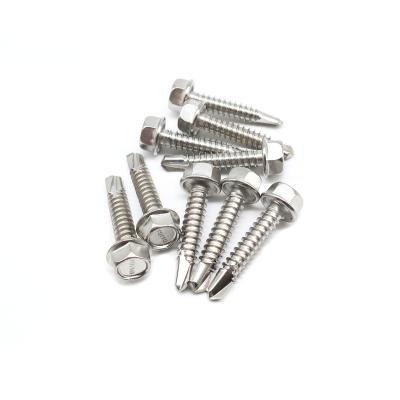 China General Industry SDS hex head roofing screws self drilling screws tex screw stainless steel 410 solar panel washer DIN7504 for sale