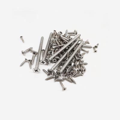 China General Industry STS cross CSK head countersunk self tapping screws stainless steel 410  DIN7504 pan truss head 3.5 4.8 for sale