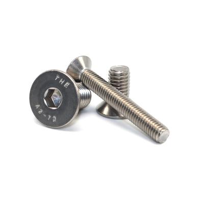 China CSK Hex Socket DIN 7991 Countersunk hex socket head screws CSK flat machine screws stainless steel 304 A2 for sale