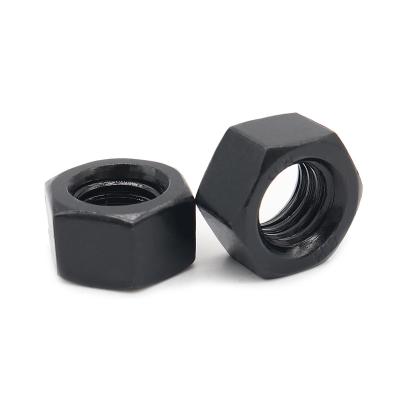 China Heavy Industry M2 M2.5 M3 M4 M5 M6 M8 M10 M12 M14 M16 M18 M20 M22 M24 DIN934 Black Grade 8.8 Carbon Steel Hexagon Hex Nut for sale