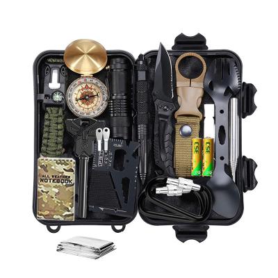 China Survival Kit Outdoor 600D Nylon 11 in 1 Survival Kit Gear EDC Emergency First Aid for sale