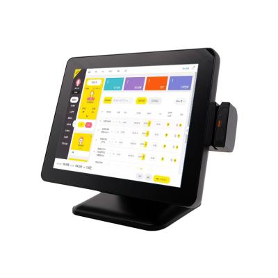 China Restaurant TouchDisplays 15 Inch Restaurant Dual Screen Optional Touch All In One Machinery Stand for sale