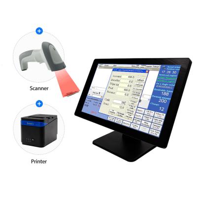 China New Design 18.5 Inch Touch POS Desktop New Terminal POS Windows With usb3 port 60Gb ssd for sale