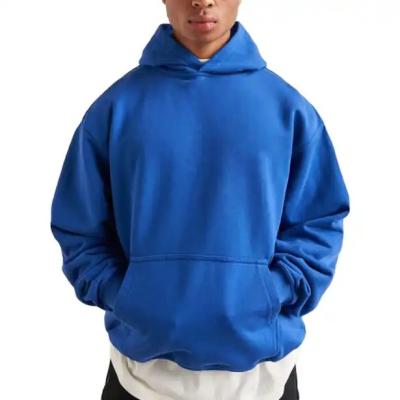 China Anti-wrinkle Wholesale Heavyweight 100% Cotton Pullover Hoodie Custom Embroidery Workout Winter 500 Gsm Bulk Blank Oversized Hoodies For Men for sale