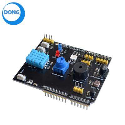 China Multifunctional buzzer of DHT11 experiment 9-in-1 expansion board temperature and LM35 humidity temperature compatible with R3 for sale