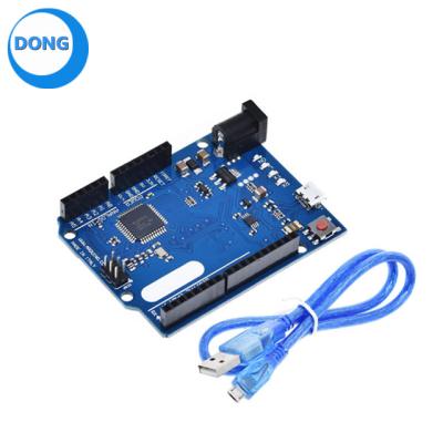 China Experience Leonardo R3 development board ATMEGA32U4, with blue data cable board QFN chip for sale